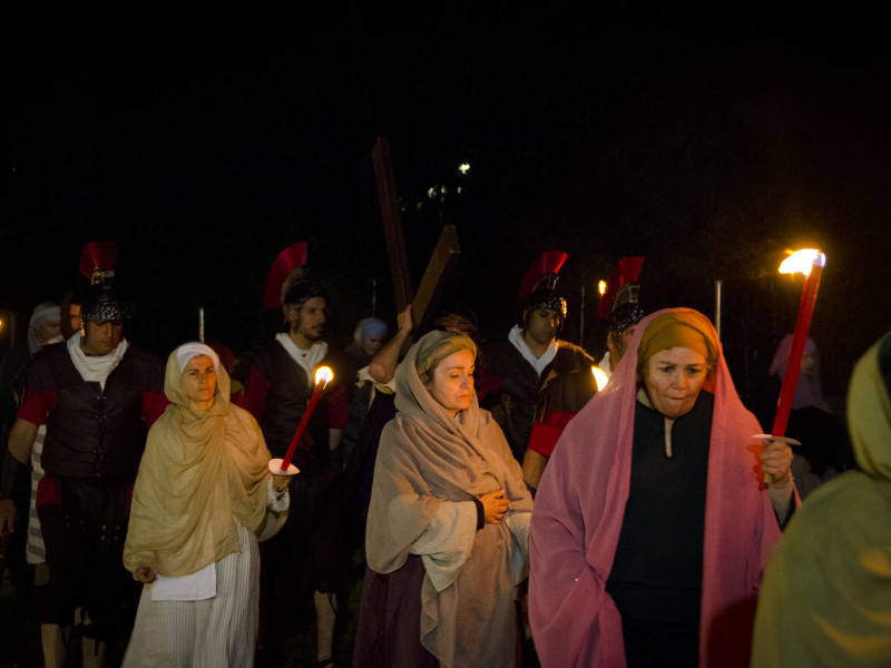 Representación de la Pasión Viviente de Iriépal en Guadalajara. Fotografia de Ana  García Sánchez 