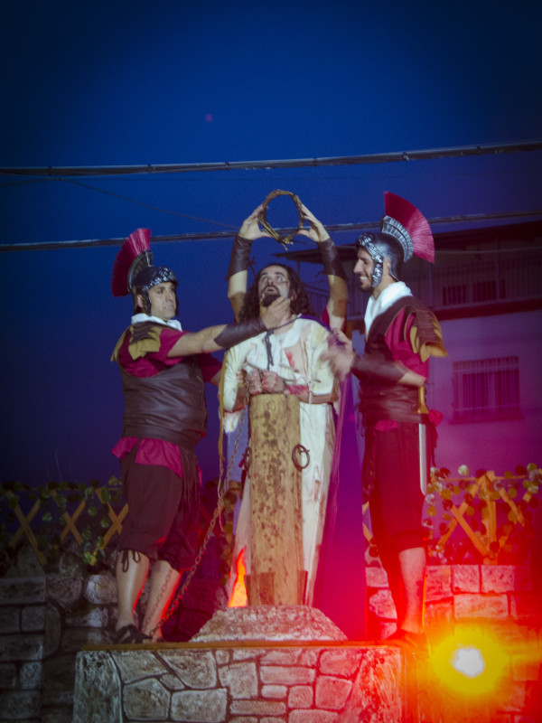 Representación de la Pasión Viviente de Iriépal en Guadalajara. Fotografia de Ana  García Sánchez 