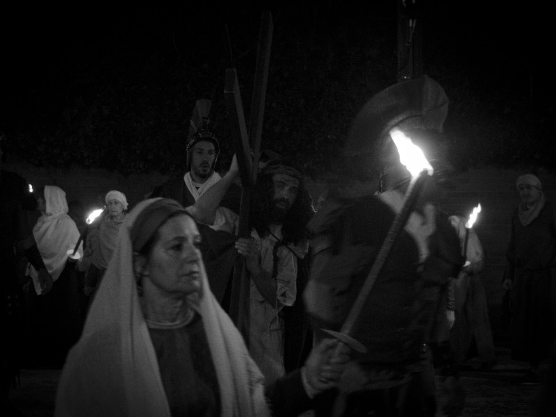 Representación de la Pasión Viviente de Iriépal en Guadalajara. Fotografia de Ana  García Sánchez 