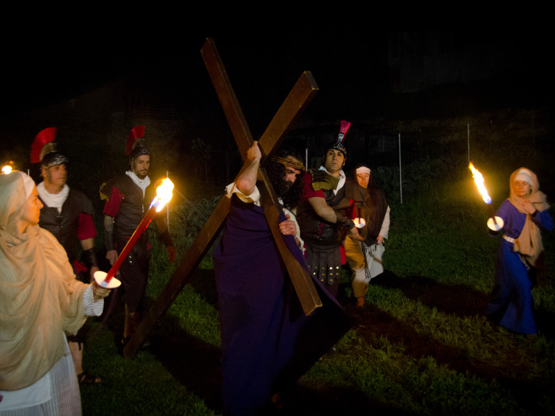 Representación de la Pasión Viviente de Iriépal en Guadalajara. Fotografia de Ana  García Sánchez 