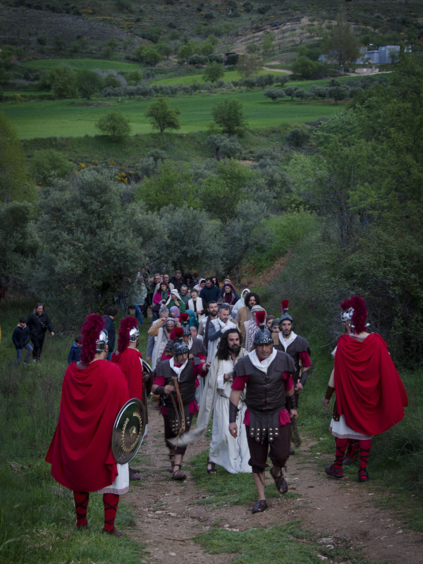 Representación de la Pasión Viviente de Iriépal en Guadalajara. Fotografia de Ana  García Sánchez 