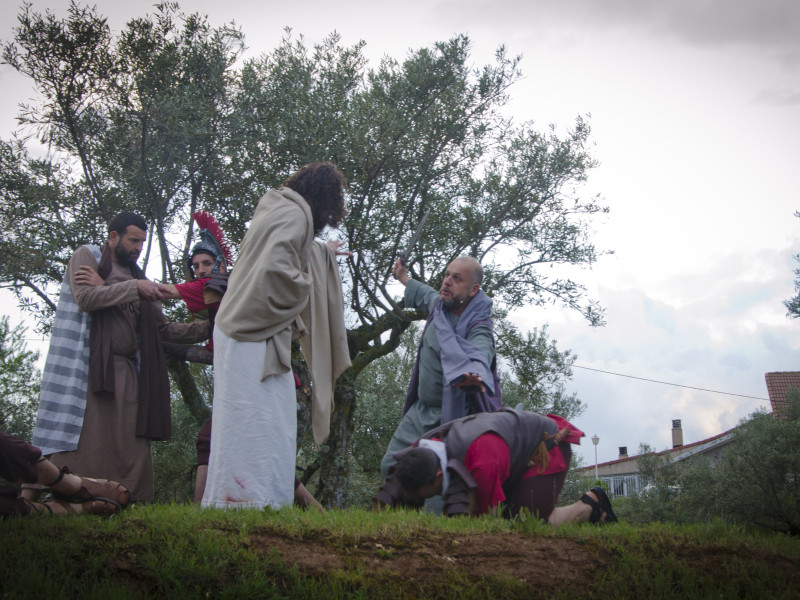 Representación de la Pasión Viviente de Iriépal en Guadalajara. Fotografia de Ana  García Sánchez 
