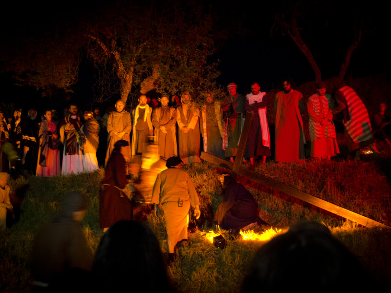 Representación de la Pasión Viviente de Iriépal en Guadalajara. Fotografia de Ana  García Sánchez 
