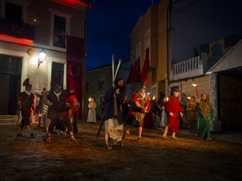Representación de la Pasión Viviente de Iriépal en Guadalajara. Fotografia de Ana  García Sánchez 