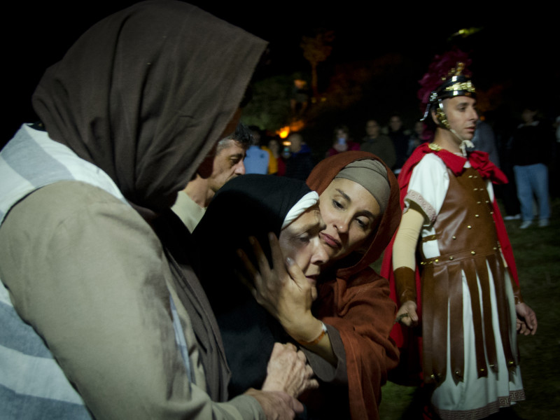 Representación de la Pasión Viviente de Iriépal en Guadalajara. Fotografia de Ana  García Sánchez 