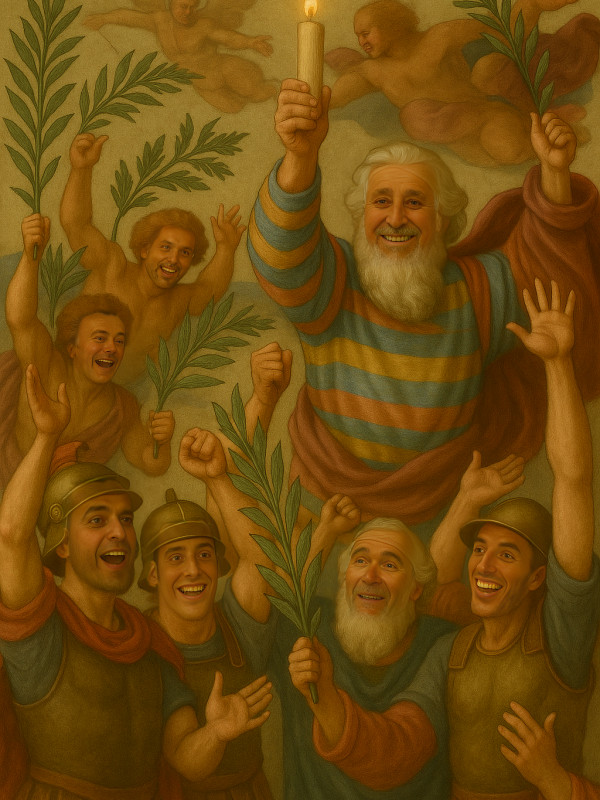 Representación de la Pasión Viviente de Iriépal en Guadalajara. Fotografia de Cuadros Pasión 