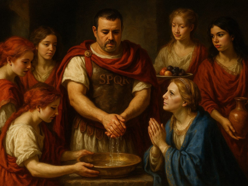 Representación de la Pasión Viviente de Iriépal en Guadalajara. Fotografia de Cuadros Pasión 