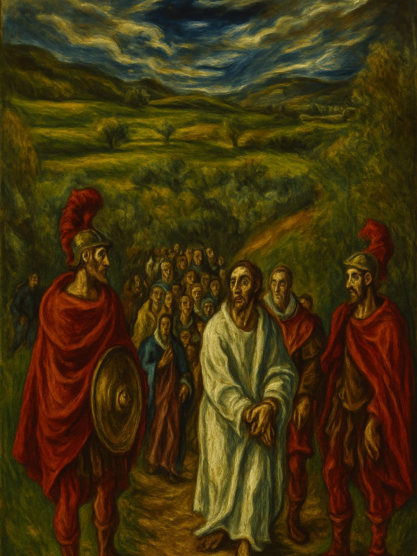 Representación de la Pasión Viviente de Iriépal en Guadalajara. Fotografia de Cuadros Pasión 