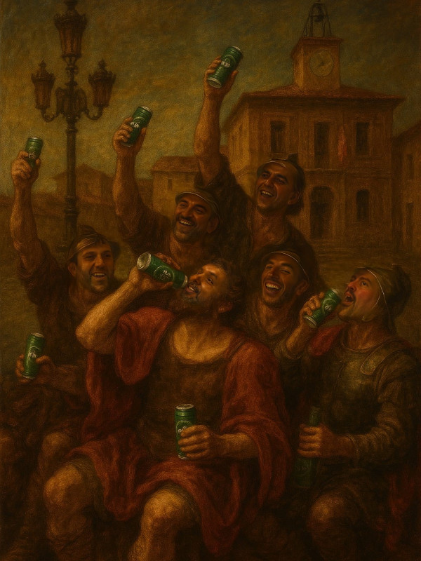 Representación de la Pasión Viviente de Iriépal en Guadalajara. Fotografia de Cuadros Pasión 2 