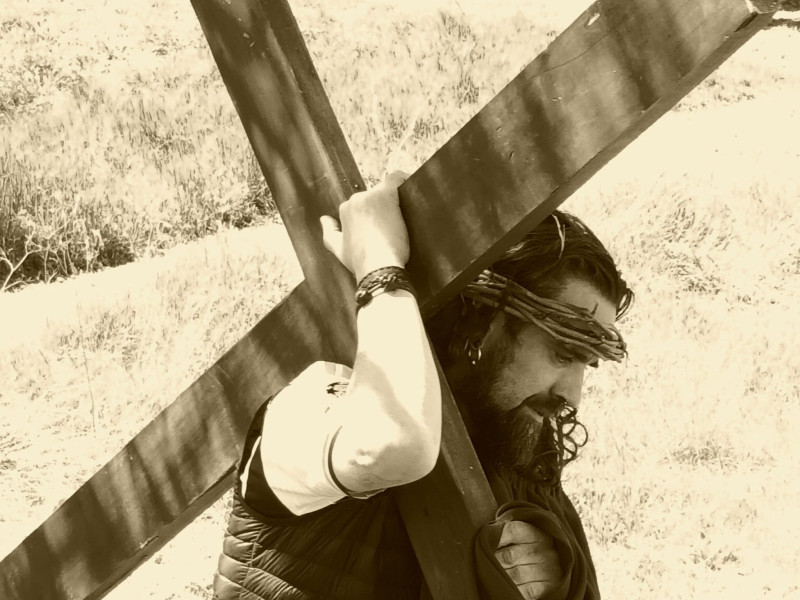 Representación de la Pasión Viviente de Iriépal en Guadalajara. Fotografia de Ensayo General 