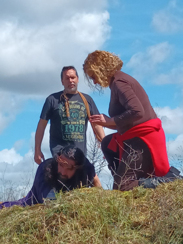 Representación de la Pasión Viviente de Iriépal en Guadalajara. Fotografia de Ensayo General 