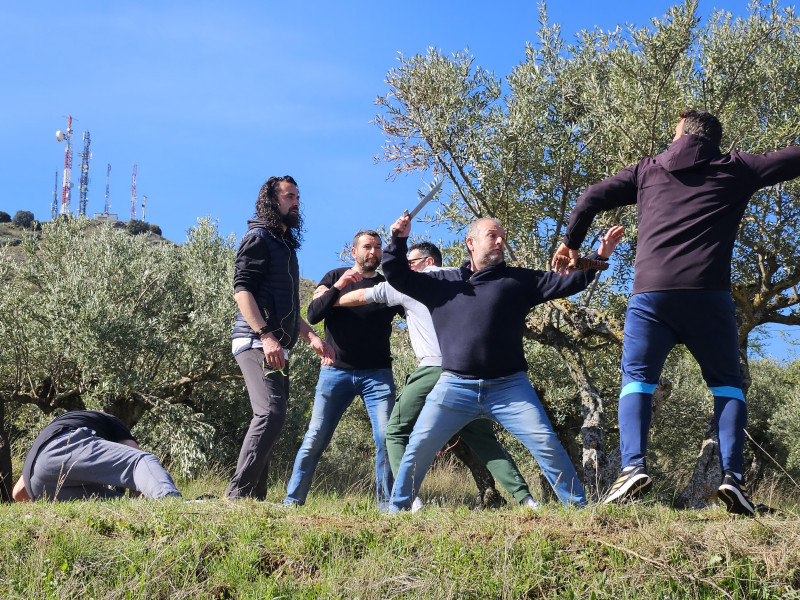 Representación de la Pasión Viviente de Iriépal en Guadalajara. Fotografia de Ensayo General 