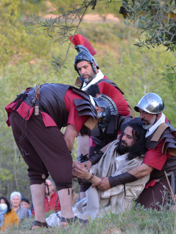 Representación de la Pasión Viviente de Iriépal en Guadalajara. Fotografia de Jos? Pastor 