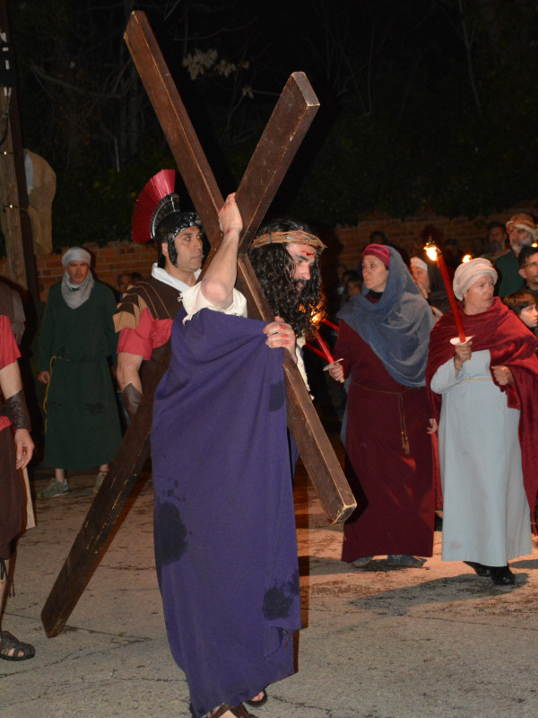 Representación de la Pasión Viviente de Iriépal en Guadalajara. Fotografia de Jos? Pastor 