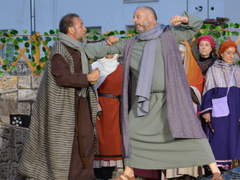 Representación de la Pasión Viviente de Iriépal en Guadalajara. Fotografia de Jos? Pastor 
