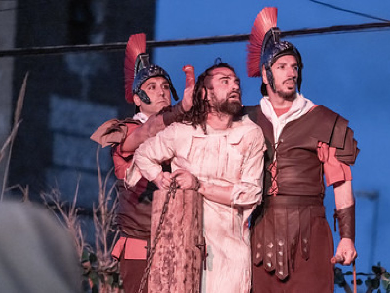 Representación de la Pasión Viviente de Iriépal en Guadalajara. Fotografia de M. VANESSA TABERNERO 