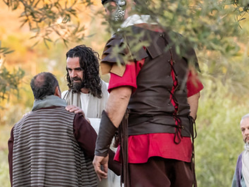 Representación de la Pasión Viviente de Iriépal en Guadalajara. Fotografia de M. VANESSA TABERNERO 