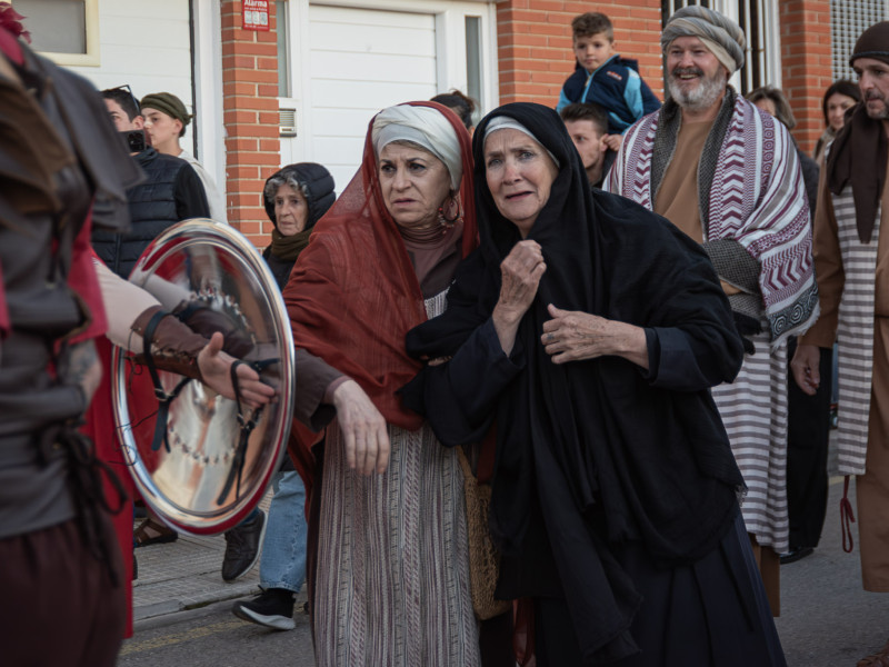 Representación de la Pasión Viviente de Iriépal en Guadalajara. Fotografia de Manuel Borrero 