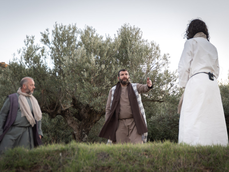 Representación de la Pasión Viviente de Iriépal en Guadalajara. Fotografia de Manuel Borrero 