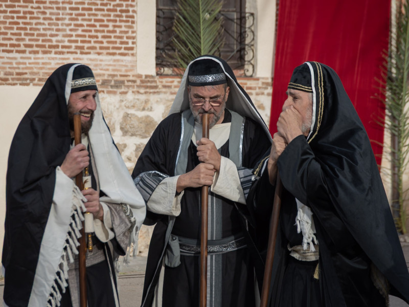 Representación de la Pasión Viviente de Iriépal en Guadalajara. Fotografia de Manuel Borrero 
