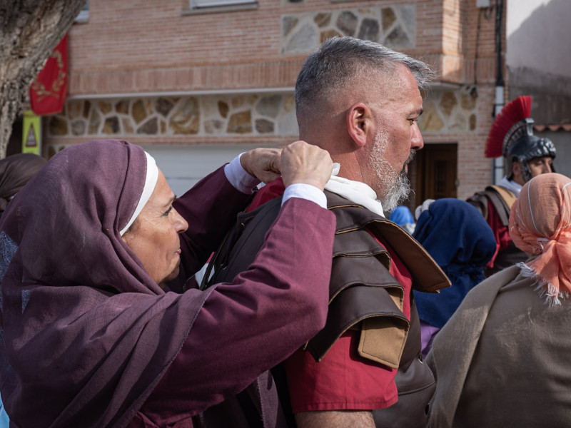 Representación de la Pasión Viviente de Iriépal en Guadalajara. Fotografia de Manuel Borrero 