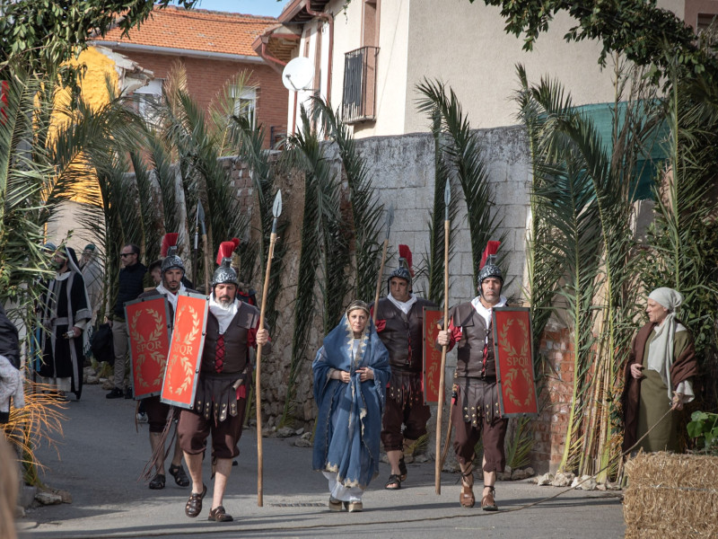 Representación de la Pasión Viviente de Iriépal en Guadalajara. Fotografia de Manuel Borrero 