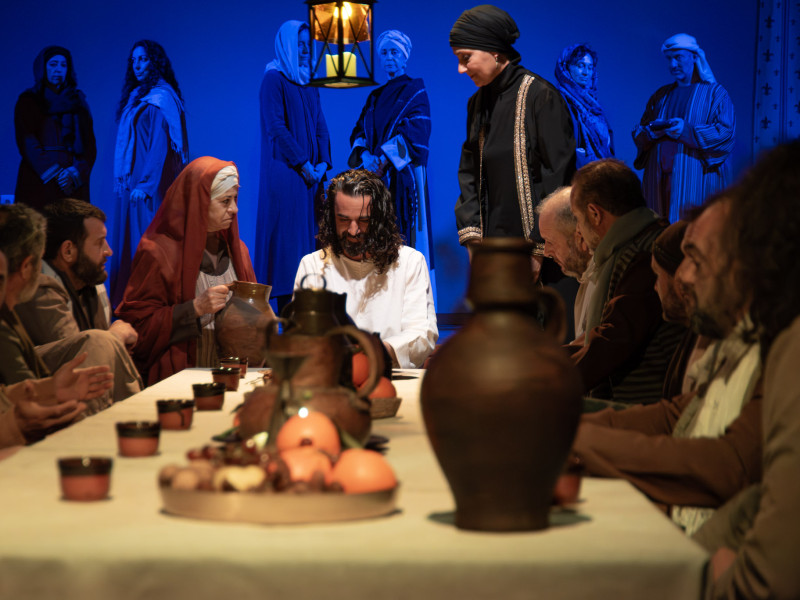 Representación de la Pasión Viviente de Iriépal en Guadalajara. Fotografia de Manuel Borrero 