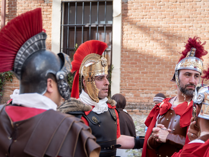 Representación de la Pasión Viviente de Iriépal en Guadalajara. Fotografia de Manuel Borrero 