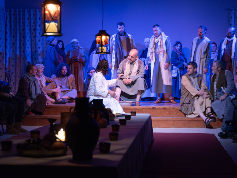 Representación de la Pasión Viviente de Iriépal en Guadalajara. Fotografia de Manuel Borrero 