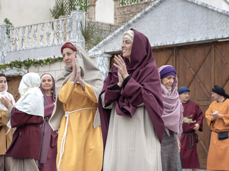 Representación de la Pasión Viviente de Iriépal en Guadalajara. Fotografia de Manuel Borrero 