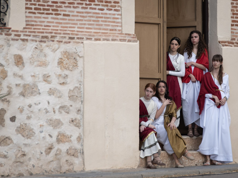 Representación de la Pasión Viviente de Iriépal en Guadalajara. Fotografia de Manuel Borrero 