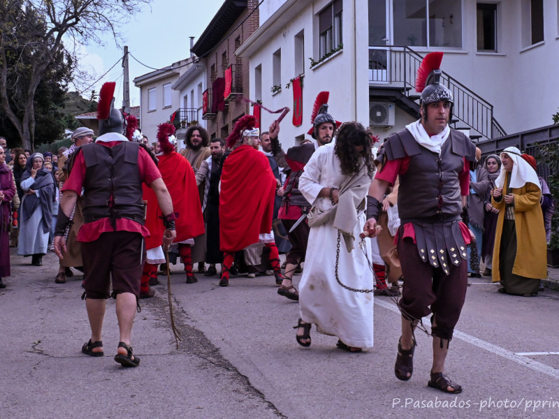 Representación de la Pasión Viviente de Iriépal en Guadalajara. Fotografia de Pablo Pasabados 