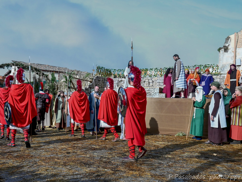 Representación de la Pasión Viviente de Iriépal en Guadalajara. Fotografia de Pablo Pasabados 